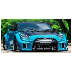 SOL1815602 - 1/18 NISSAN GT-R (R35) LIBERTY WALK SILHOUETTE BODY KIT BLUE METALLIC 2025