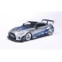 SOL4311211 - 1/43 NISSAN GT-R (R35) LIBERTY WALK SILHOUETTE SILVER AND BLUE STRIPES 2020