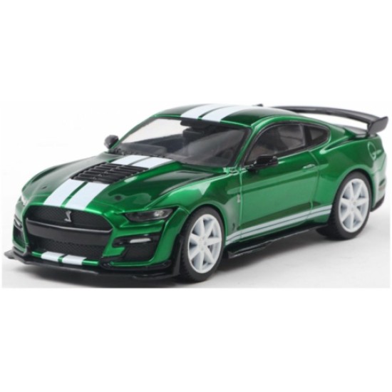 SOL4311511 - 1/43 SHELBY MUSTANG GT500 ERUPTION GREEN METALLIC W/WHITE STRIPES 2020 SOL4311511 - 1/43 SHELBY MUSTANG GT500 ERUPTION GREEN METALLIC W/WHITE STRIPES 2020