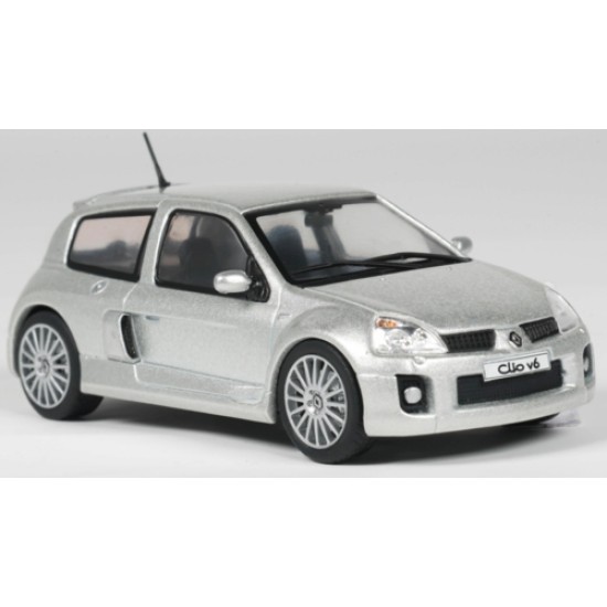 SOL4318103 - 1/43 RENAULT CLIO V6 PH.2 GRIS TITANE 647 2004