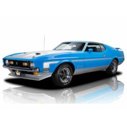 1/18 1971 FORD MUSTANG BOSS 351 GRABBER BLUE/WHITE
