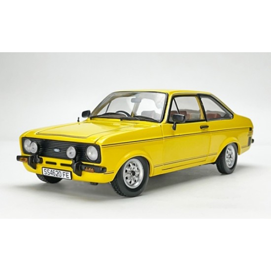 1/18 1975 FORD ESCORT MKII SPORT YELLOW LIMITED EDITION