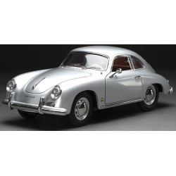 1/18 PORSCHE 356A 1500 GS CARRERA GT SILVER METALLIC 1957 H1351 1/18 PORSCHE 356A 1500 GS CARRERA GT SILVER METALLIC 1957 H1351