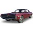 SUNH1574 - 1/18 MERCURY COUGAR XR7G BLACK CHERRY 1968