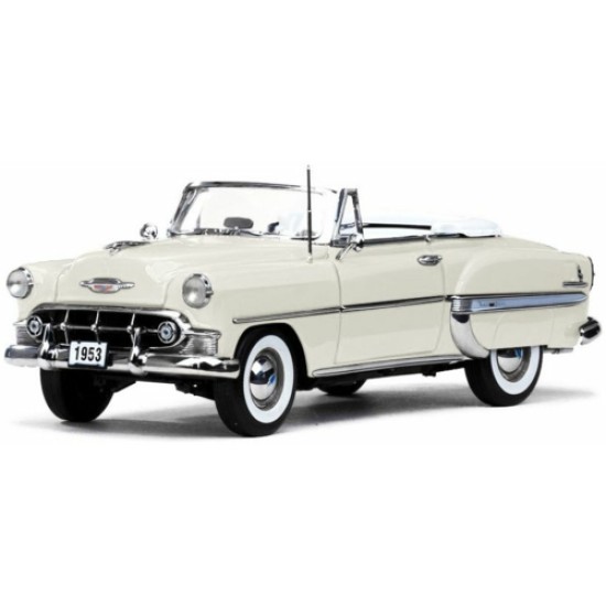 SUNH1627 - 1/18 CHEVROLET BEL AIR OPEN CONVERTIBLE WHITE 1953 SUNH1627 - 1/18 CHEVROLET BEL AIR OPEN CONVERTIBLE WHITE 1953