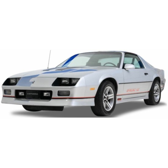 SUNH1947 - 1/18 CHEVROLET CAMARO IROC SILVER 1985