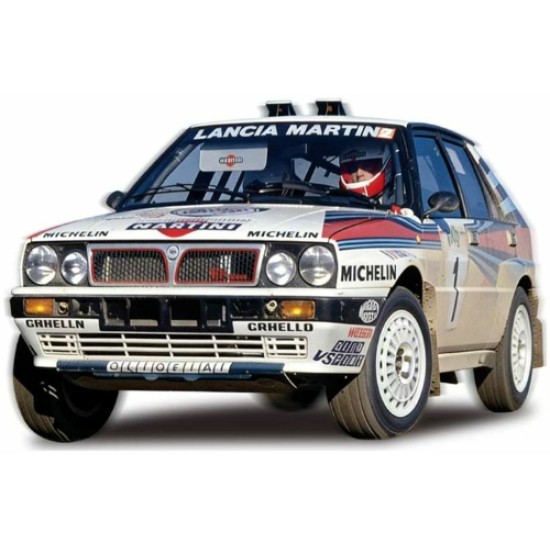 SUNH3131 - 1/18 LANCIA DELTA INTEGRALE NO.1 BIASION/SIVIERO - WINNER RALLYE SANREMO 1988
