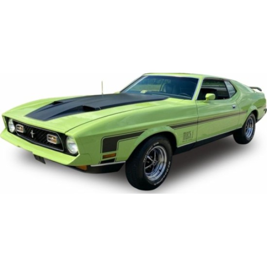 SUNH3638 - 1/18 FORD MUSTANG MACH 1 GRABBER LIME 1971