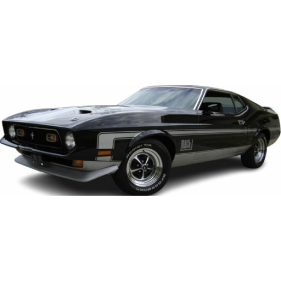 SUNH3639 - 1/18 FORD MUSTANG MACH 1 RAVEN BLACK 1971