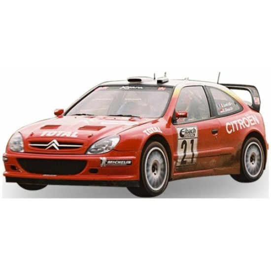 SUNH4474 - 1/18 CITROEN XSARA WRC NO.21 LOEB/ELENA WINNER ADAC RALLYE DEUTSCHLAND 2002 SUNH4474 - 1/18 CITROEN XSARA WRC NO.21 LOEB/ELENA WINNER ADAC RALLYE DEUTSCHLAND 2002