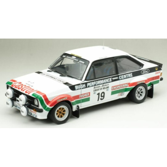 SUNH4663 - 1/18 FORD ESCORT RS1800 NO.19 BERTIE FISHER/ AUSTIN FRAZER 3RD CIRCUIT OF IRELAND 1979 SUNH4663 - 1/18 FORD ESCORT RS1800 NO.19 BERTIE FISHER/ AUSTIN FRAZER 3RD CIRCUIT OF IRELAND 1979