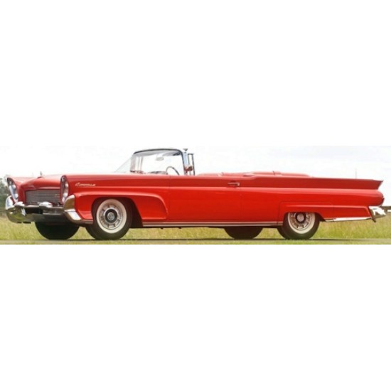SUNH4708 - 1/18 LINCOLN CONTINENTAL MKIII OPEN CONVERTIBLE MATADOR RED 1958