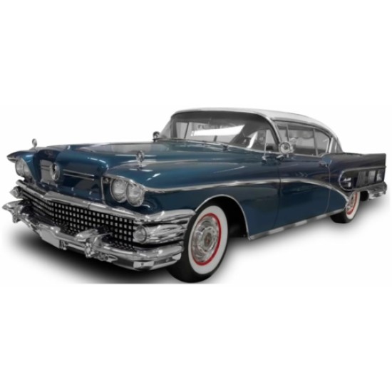 SUNH4808 - 1/18 BUICK LIMITED RIVIERA COUPE GLACIER WHITE DARK TURQUOISE POLY 195 SUNH4808 - 1/18 BUICK LIMITED RIVIERA COUPE GLACIER WHITE DARK TURQUOISE POLY 195