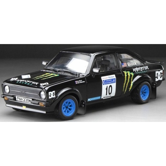 SUNH4858 - 1/18 FORD ESCORT RS1800 NO.10 KEN BLOCK/A.GELSOMINO - COLIN MCRAE FOREST STAGES 2008 - LIMITED EDITION