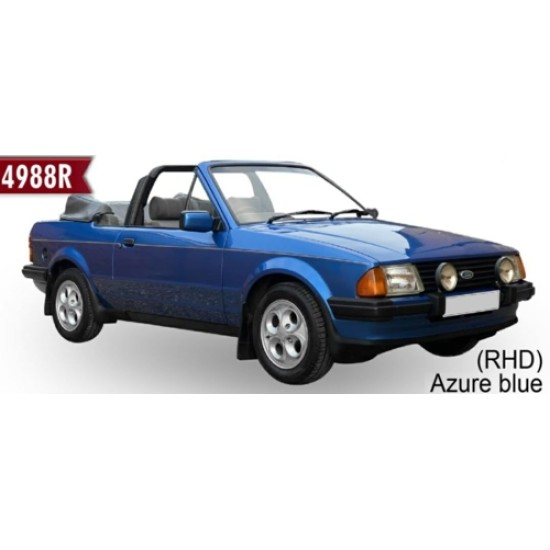 1/18 FORD ESCORT XR3i CABRIO - AZURE BLUE (RHD) 1/18 FORD ESCORT XR3i CABRIO - AZURE BLUE (RHD)