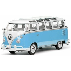 SUNH5086 - 1/12 VW SAMBA BUS 1962 WHITE/BLUE WHITE SUNH5086 - 1/12 VW SAMBA BUS 1962 WHITE/BLUE WHITE