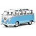SUNH5086 - 1/12 VW SAMBA BUS 1962 WHITE/BLUE WHITE