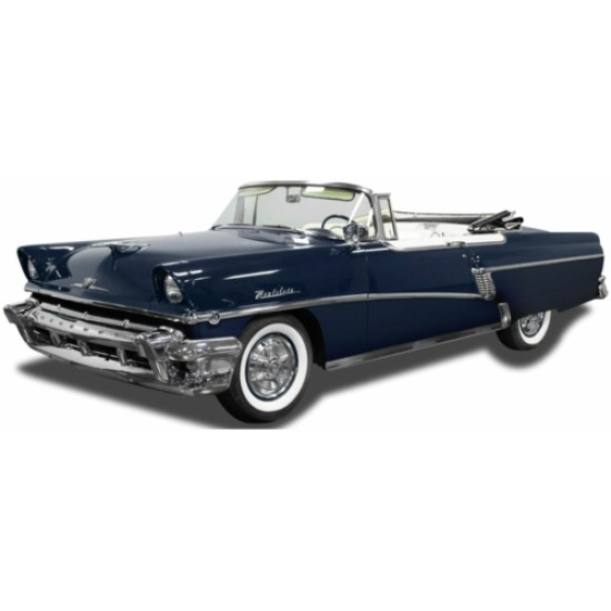 SUNH5138 - 1/18 MERCURY MONTCLAIR OPEN CONVERTIBLE - DELTA BLUE 1956
