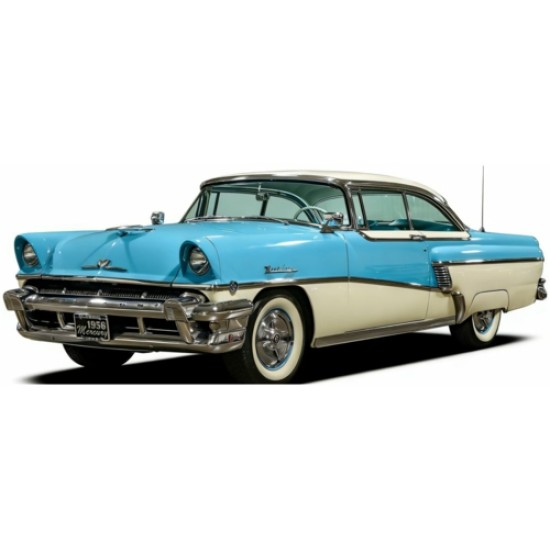 SUNH5149 - 1/18 MERCURY MONTCLAIR HART TOP CLASSIC - WHITE NIAGARA BLUE 1956
