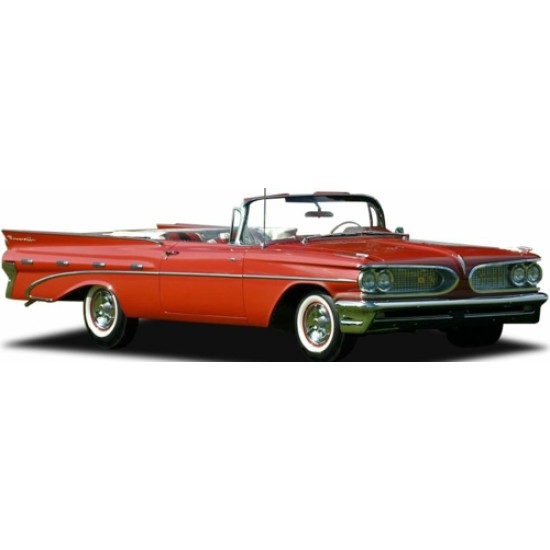 SUNH5187 - 1/18 PONTIACE BONNEVILLE OPEN CONVERTIBLE 1959 SUNSET GLOW