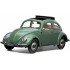 SUNH5221 - 1/12 VW BEETLE SALOON 1950 OPENING ROOF PASTEL GREEN