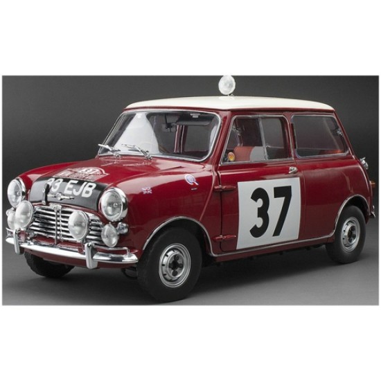 SUNH5321T - 1/12 MINI COOPER S NO.37 P.HOPKIRK/H.LIDDON WINNER RALLY MONACO 1964