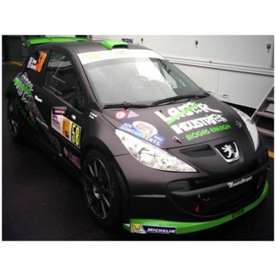 SUNH5441 - 1/18 PEUGEOT 207 S2000 NO.58 C.BREEN/S.MARSHALL MONZA RALLY SHOW 2013