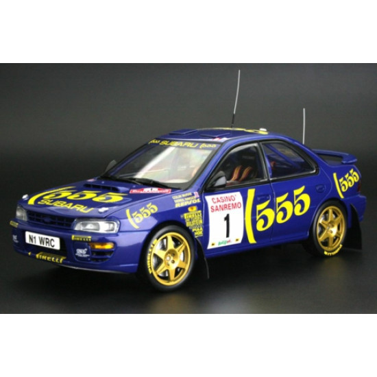 SUNH5524 - 1/18 SUBARU IMPREZA 555 NO.1 MCRAE/RINGER RALLYE DE ESPANA 1996 (LIMITED EDITION 999PCS) SUNH5524 - 1/18 SUBARU IMPREZA 555 NO.1 MCRAE/RINGER RALLYE DE ESPANA 1996 (LIMITED EDITION 999PCS)
