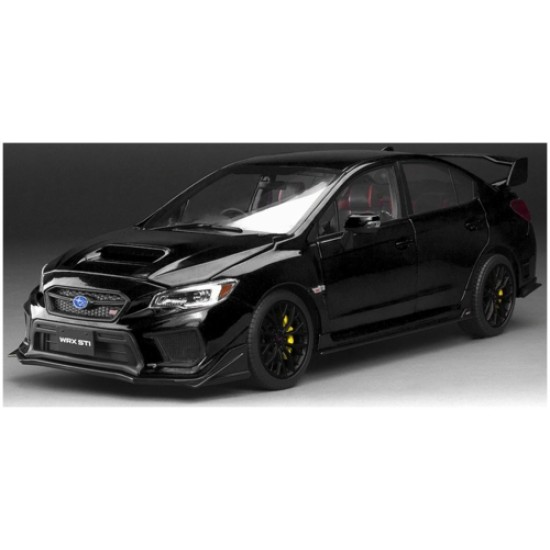 1/18 SUBARU WRX STI 2018 CUSTOMISED VERSION CRYSTAL BLACK SILICA 5557