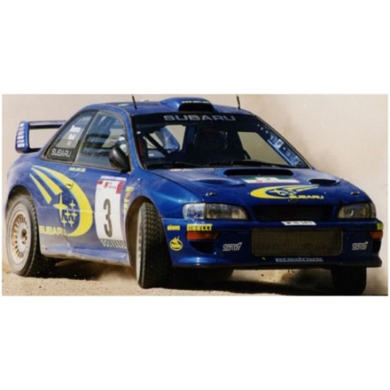 SUNH5751 - 1/18 SUBARU IMPREZZA S6 WRC NO.3 R.BURNS R.REID 1ST TAP RALLYE DE PORTUGAL 2000
