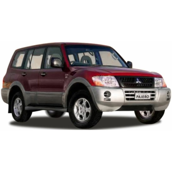 SUNH5834 - 1/18 MITSUBISHI PAJERO V73 RED METALLIC