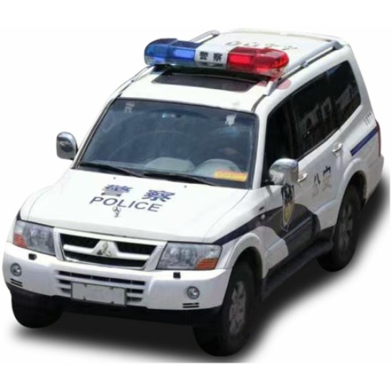 SUNH5835 - 1/18 MITSUBISHI PAJERO V73 CHINA POLICE