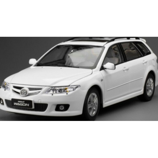 1/18 MAZDA 6 WAGON GLACIER WHITE