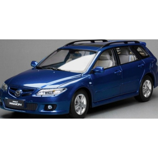 1/18 MAZDA 6 WAGON SONIC BLUE METALLIC