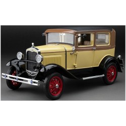 SUNH6191 - 1/18 FORD MODEL A TUDOR BRONSON YELLOW 1931 SUNH6191 - 1/18 FORD MODEL A TUDOR BRONSON YELLOW 1931
