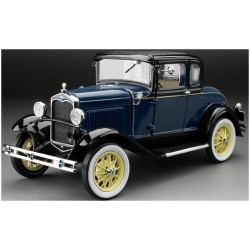 SUNH6211 - 1/18 FORD MODEL A COUPE RIVIERA BLUE 1931 SUNH6211 - 1/18 FORD MODEL A COUPE RIVIERA BLUE 1931