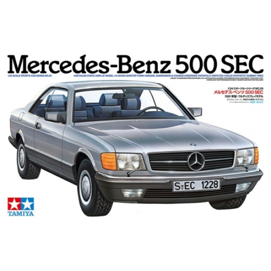 1/24 MERCEDES-BENZ 500 SEC (PLASTIC KIT) 1/24 MERCEDES-BENZ 500 SEC (PLASTIC KIT)
