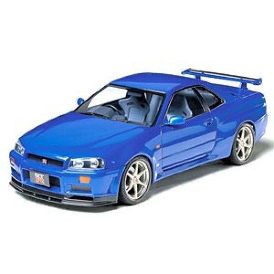 1/24 NISSAN SKYLINE GT-R V-SPEC R34 PLASTIC MODEL KIT 24210