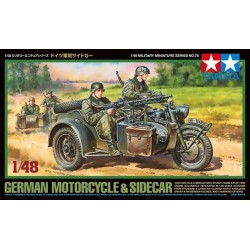 1/48 GERMAN BIKE AND SIDECAR (PLASTIC KIT) 32578