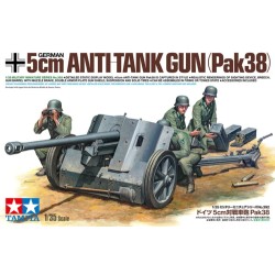 1/35 GERMAN ANTI-TANK GUN 5CM PAK 38 (PLASTIC KIT) 1/35 GERMAN ANTI-TANK GUN 5CM PAK 38 (PLASTIC KIT)
