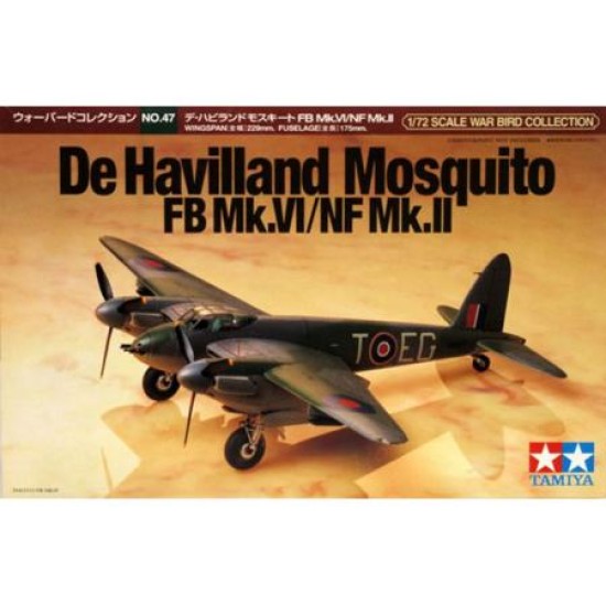 1/72 DE HAVILLAND MOSQUITO FB MK.VI PLASTIC MODEL KIT 60747