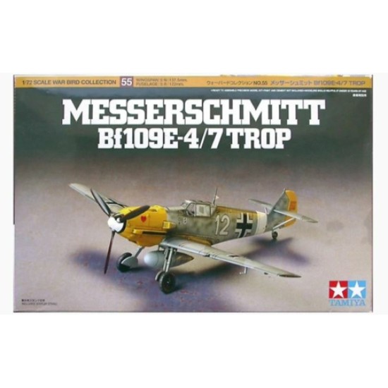 1/72 BF109E-4/7 TROP (PLASTIC KIT) 60755