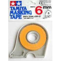 TAMIYA MASKING TAPE 6MM WITH DISPENSER 87030 TAMIYA MASKING TAPE 6MM WITH DISPENSER 87030