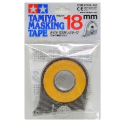 TAMIYA MASKING TAPE 18MM WITH DISPENSER 87032
