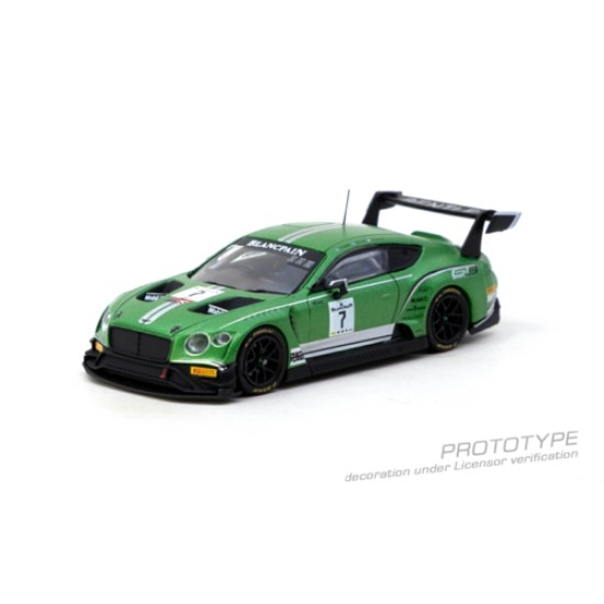 TCT6403018BGT7 - 1/64 BENTLEY CONTINENTAL GT3 BLANCPAIN GT SERIES 2018 - TESTING LIVERY TCT6403018BGT7 - 1/64 BENTLEY CONTINENTAL GT3 BLANCPAIN GT SERIES 2018 - TESTING LIVERY
