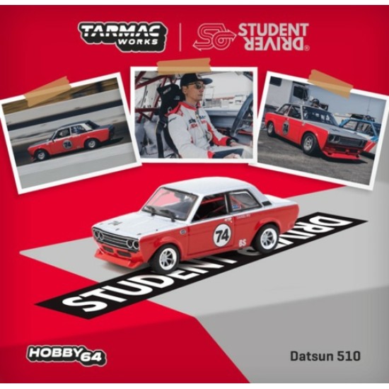 TCT64052SD - 1/64 DATSUN 510 TRANS-AM B-SEDAN 2.5 CHALLENGE 2023 - DANIEL WU