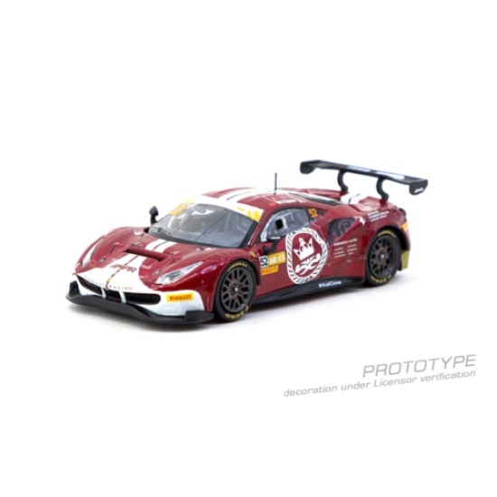 TCT6407223MGP52 - 1/64 FERRARI 488 GT3 MACAU GT CUP - FIA GT WORLD CUP 2023 HARMONY RACING - CHEN WEIAN TCT6407223MGP52 - 1/64 FERRARI 488 GT3 MACAU GT CUP - FIA GT WORLD CUP 2023 HARMONY RACING - CHEN WEIAN