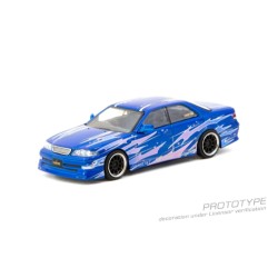1/64 VERTEX TOYOTA MARK II JZX100 BLUE METALLIC