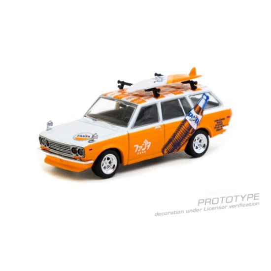 TCT64G026FA - 1/64 DATSUN BLUEBIRD 510 WAGON - FANTA