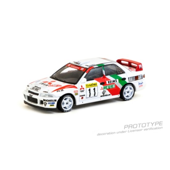 1/64 MITSUBISHI LANCER EVOLUTION II RALLYE MONTE CARLO 1995 T.MAKINEN/S.HARJANNE